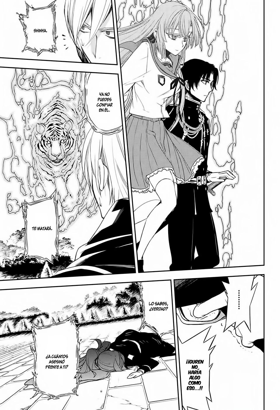 Owari no Seraph Capitulo 56: Un Vampiro Hablador página 10