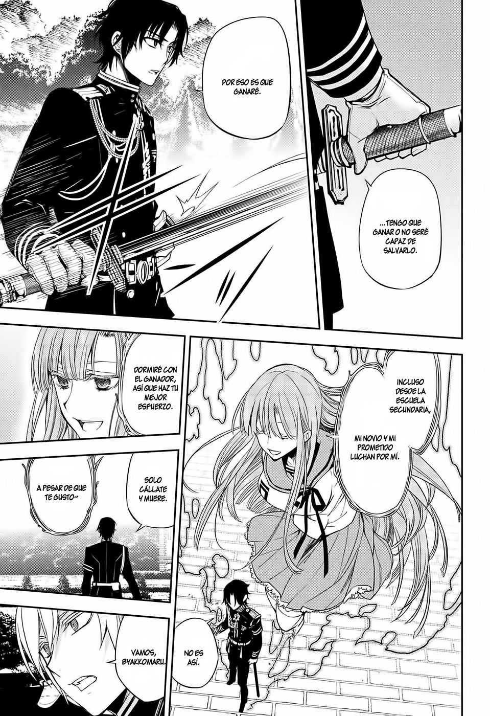 Owari no Seraph Capitulo 56: Un Vampiro Hablador página 12
