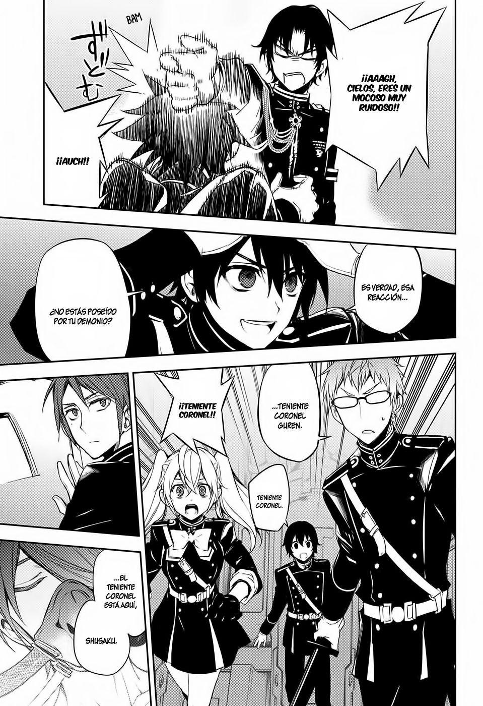 Owari no Seraph Capitulo 56: Un Vampiro Hablador página 28