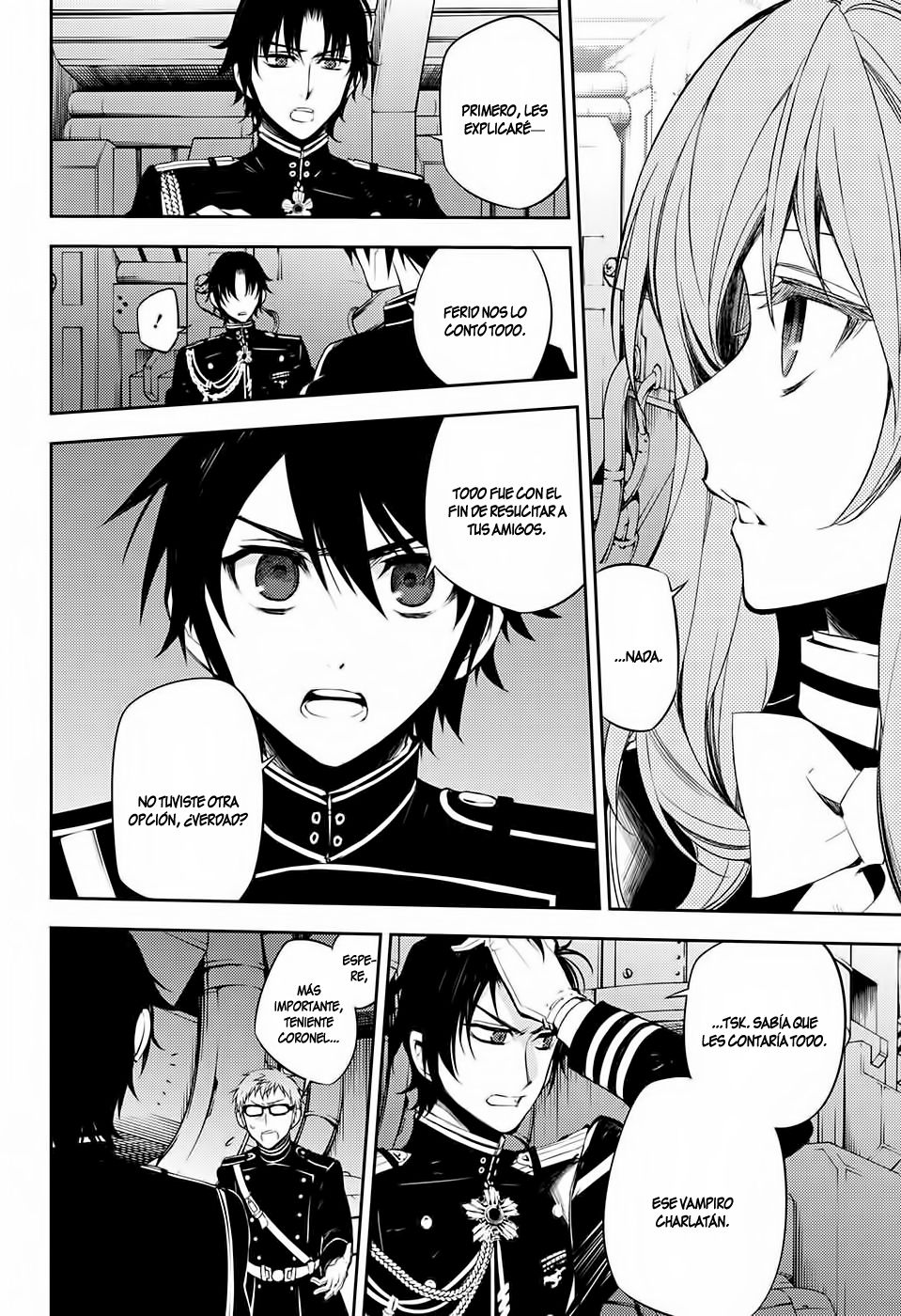 Owari no Seraph Capitulo 56: Un Vampiro Hablador página 33