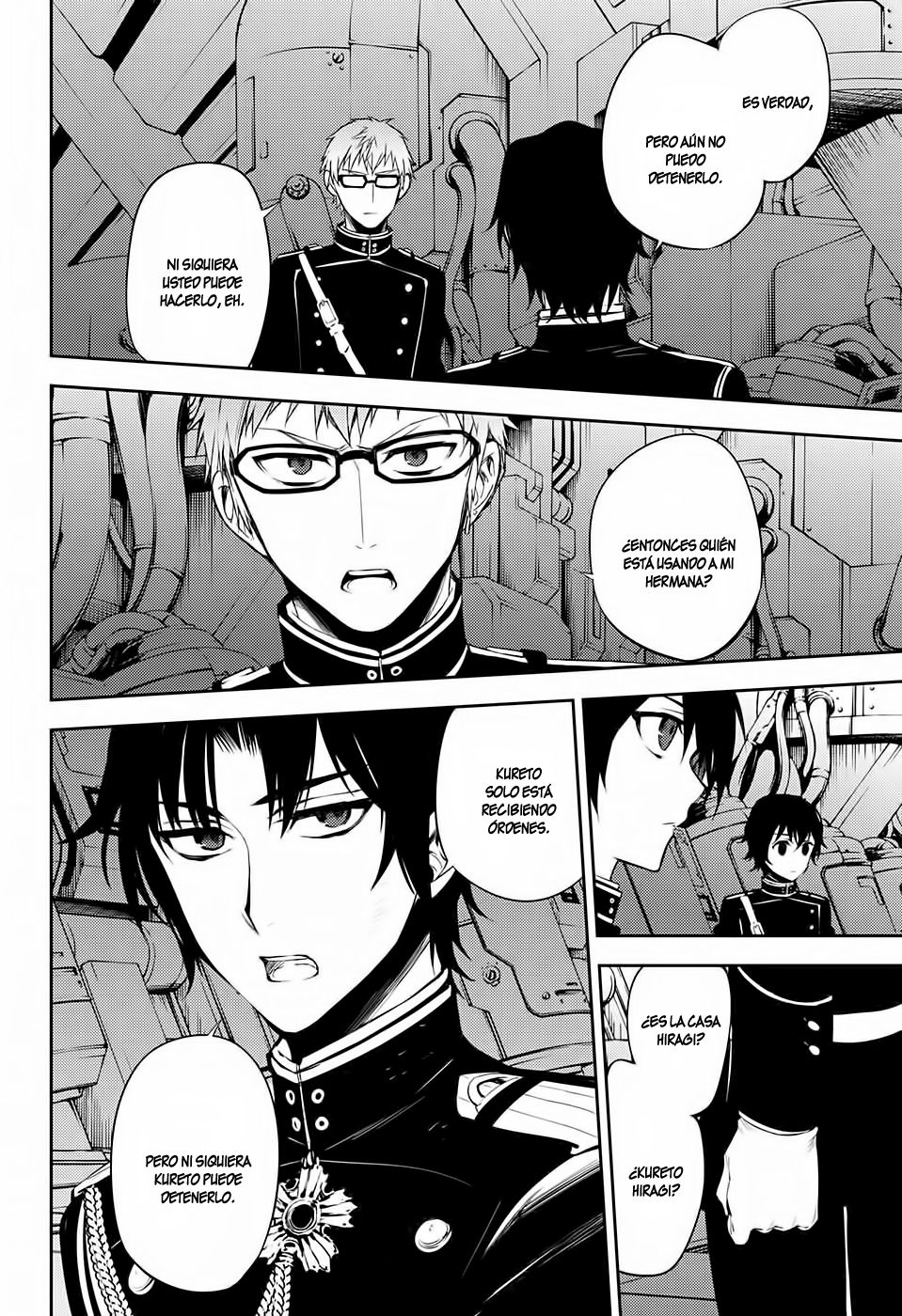 Owari no Seraph Capitulo 56: Un Vampiro Hablador página 35