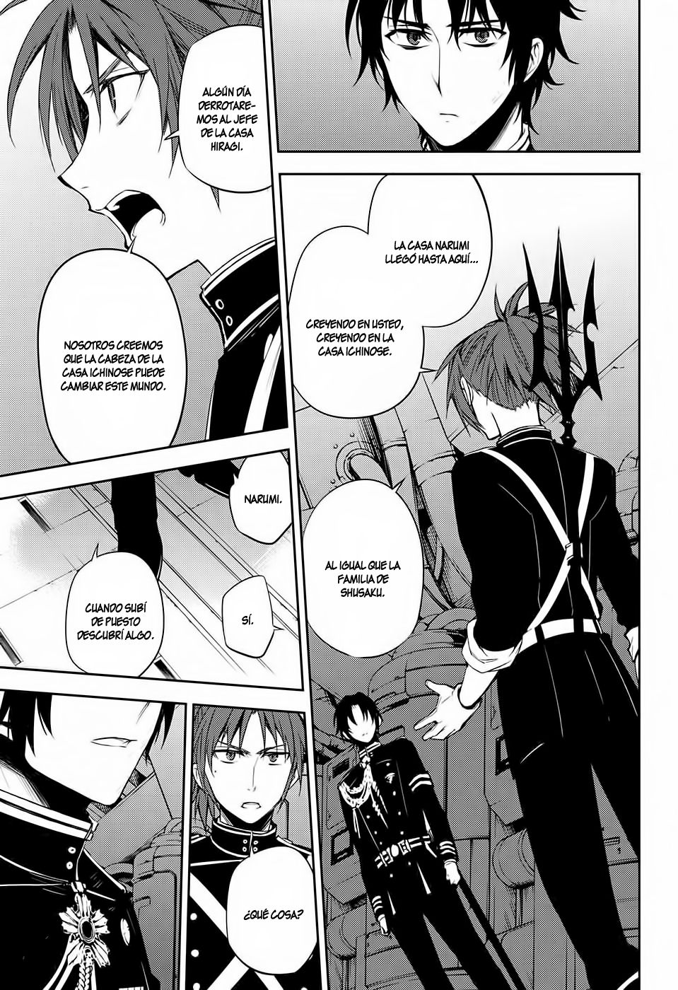 Owari no Seraph Capitulo 56: Un Vampiro Hablador página 38