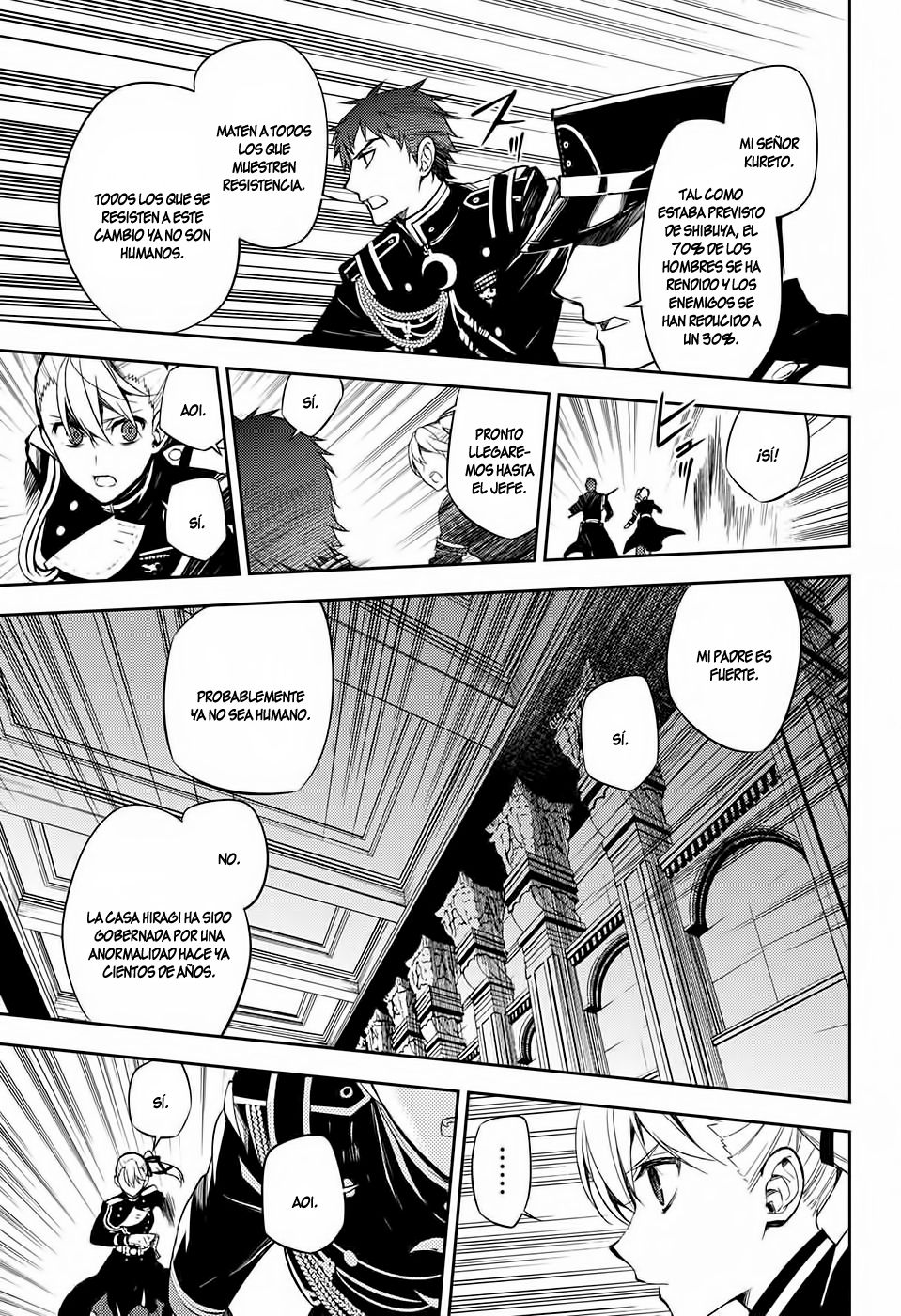 Owari no Seraph Capitulo 56: Un Vampiro Hablador página 43