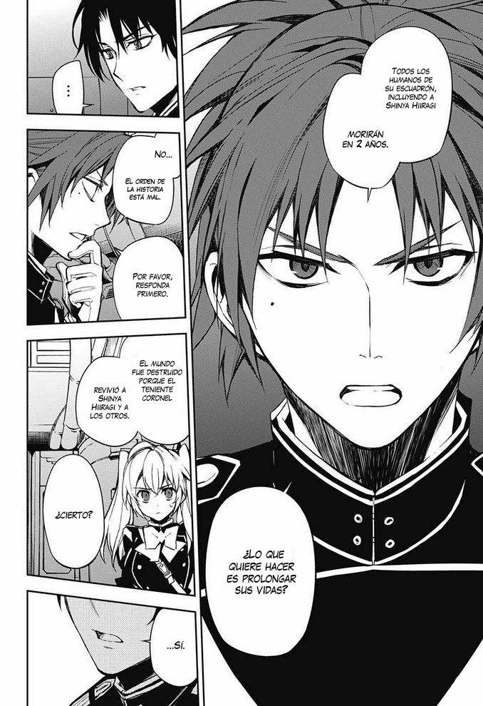 Owari no Seraph Capitulo 58: Una razón para sobrevivir página 36