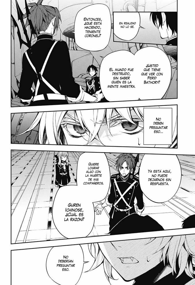 Owari no Seraph Capitulo 58: Una razón para sobrevivir página 40