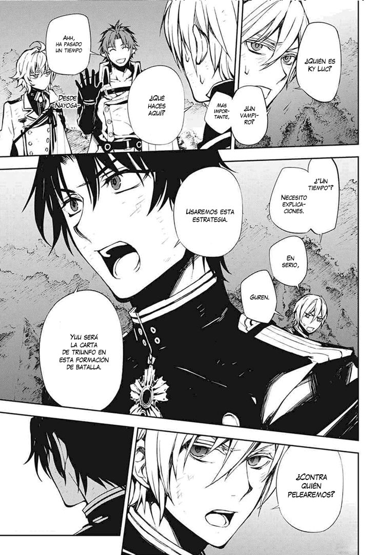 Owari no Seraph Capitulo 59: ¿Quién es el amo? página 37