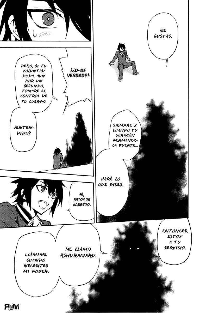 Owari no Seraph Capitulo 6: Ashura, el demonio negro página 40