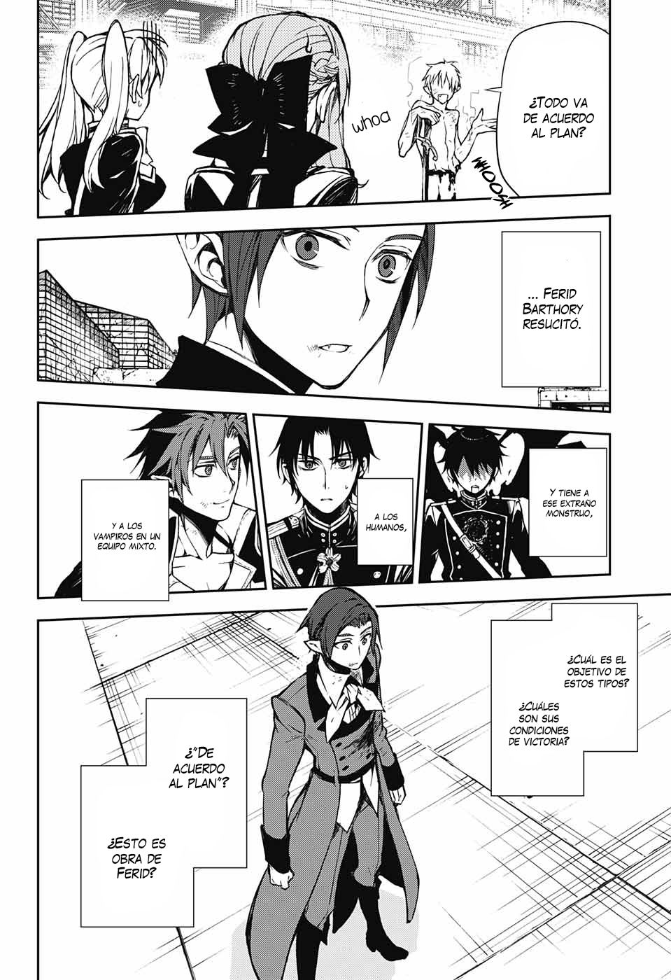 Owari no Seraph Capitulo 61: Pelea de aburrimiento página 14
