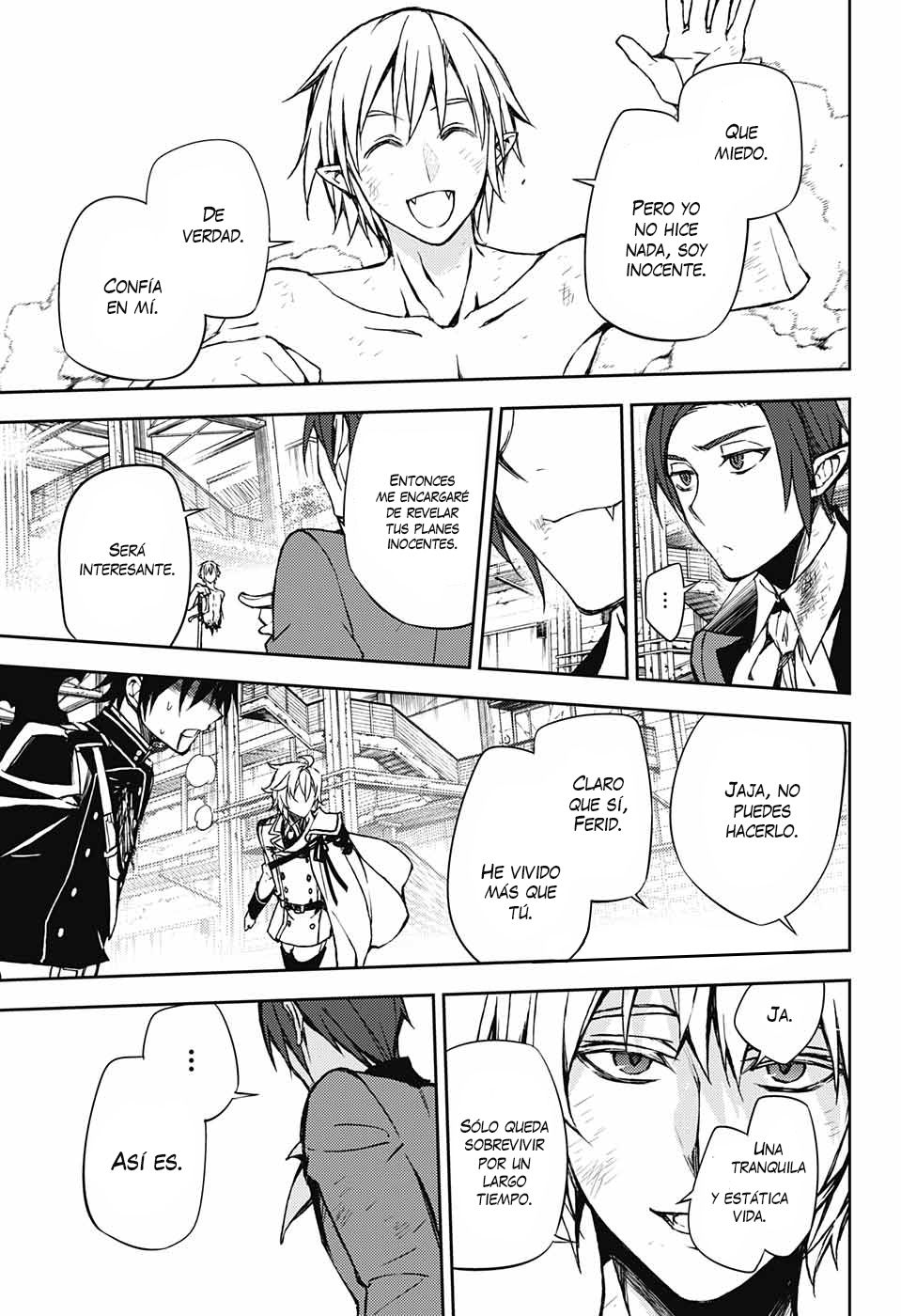 Owari no Seraph Capitulo 61: Pelea de aburrimiento página 17