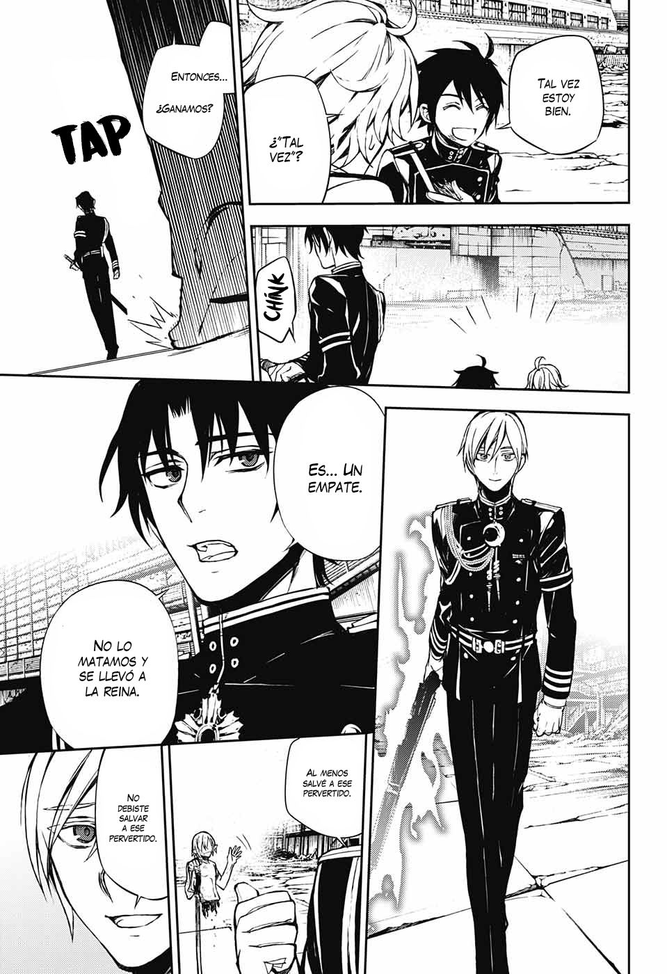 Owari no Seraph Capitulo 61: Pelea de aburrimiento página 21