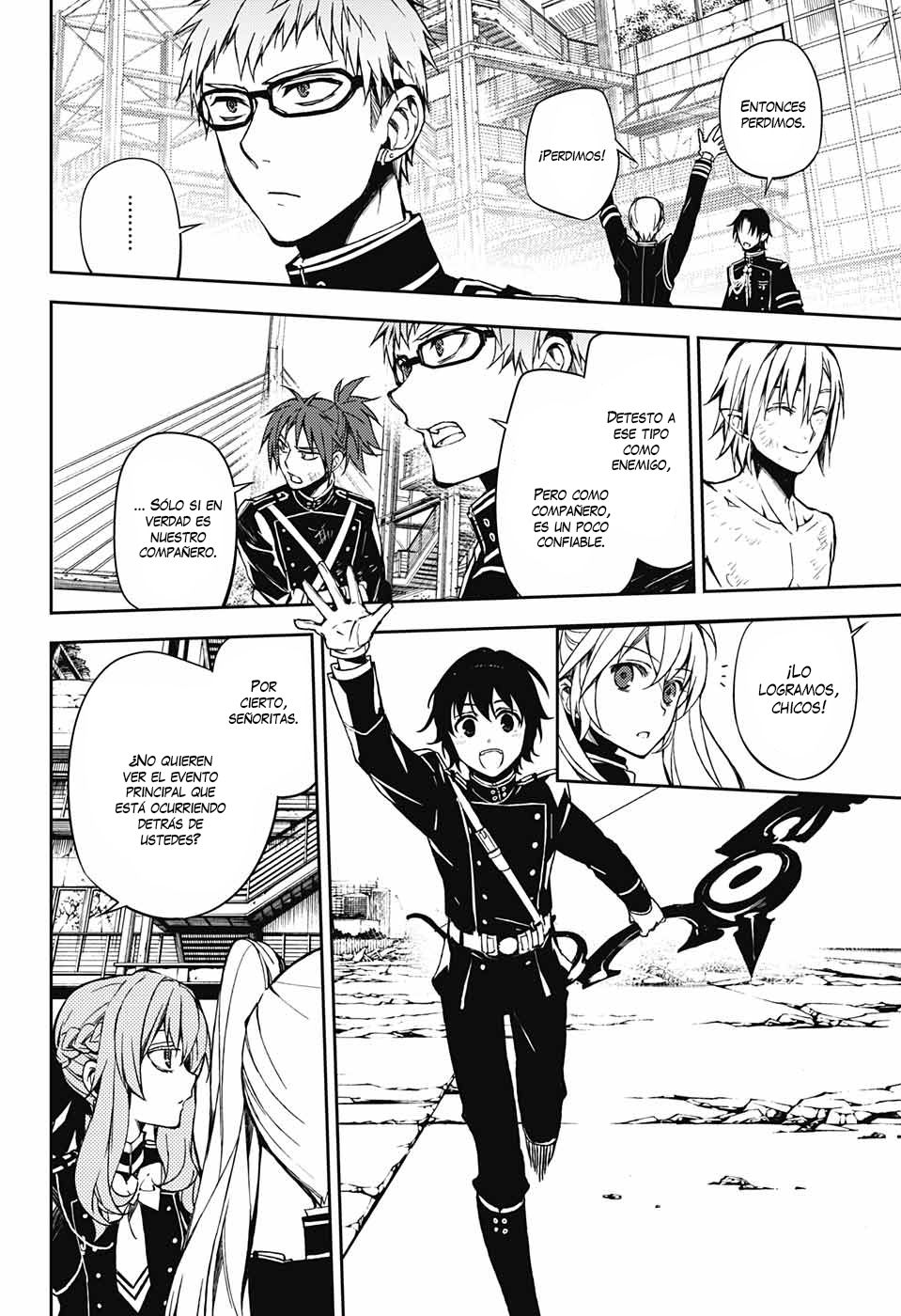 Owari no Seraph Capitulo 61: Pelea de aburrimiento página 22