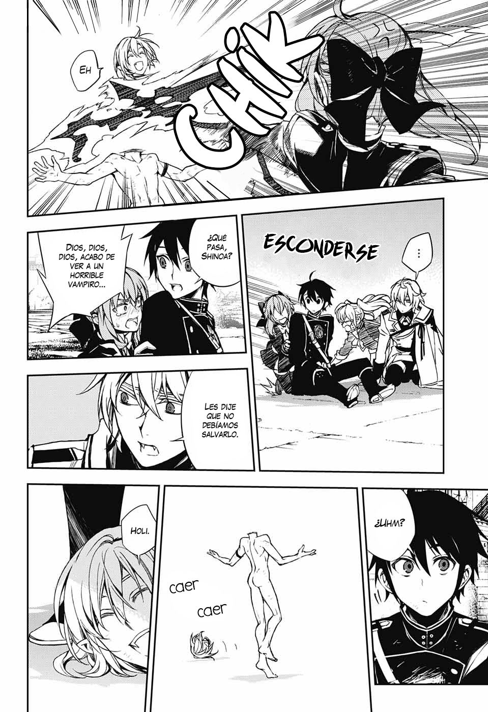 Owari no Seraph Capitulo 61: Pelea de aburrimiento página 24