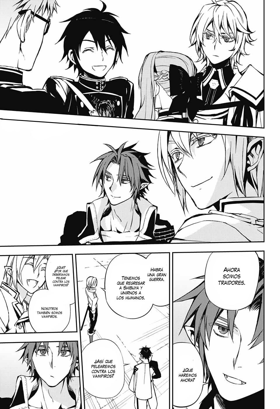 Owari no Seraph Capitulo 61: Pelea de aburrimiento página 27