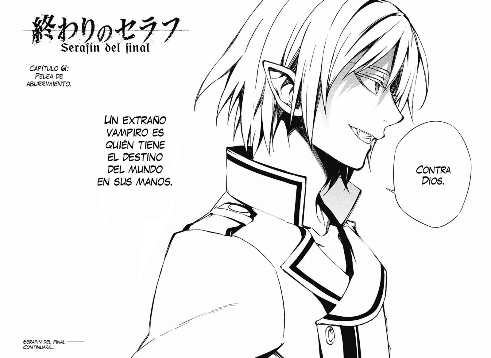 Owari no Seraph Capitulo 61: Pelea de aburrimiento página 30