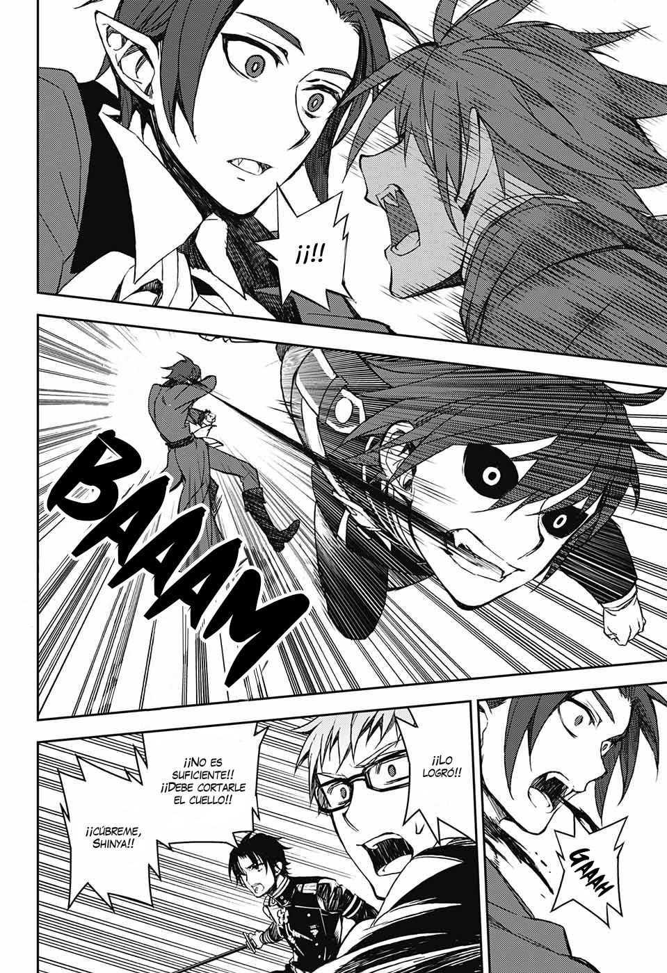 Owari no Seraph Capitulo 61: Pelea de aburrimiento página 4
