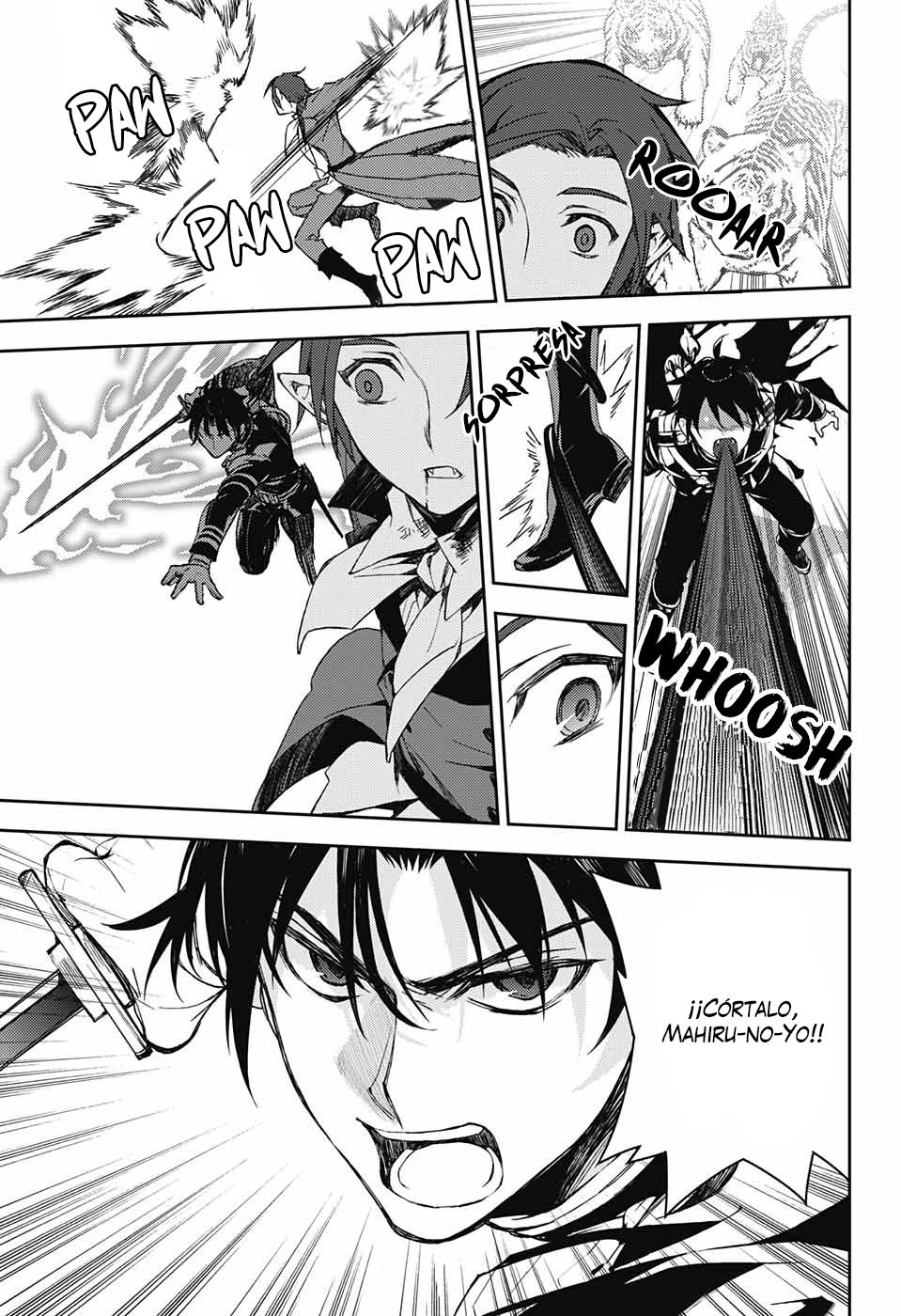 Owari no Seraph Capitulo 61: Pelea de aburrimiento página 7