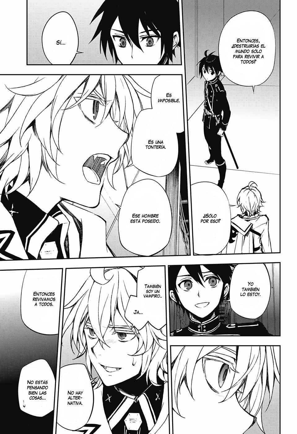 Owari no Seraph Capitulo 63: Prueba de humanidad página 12
