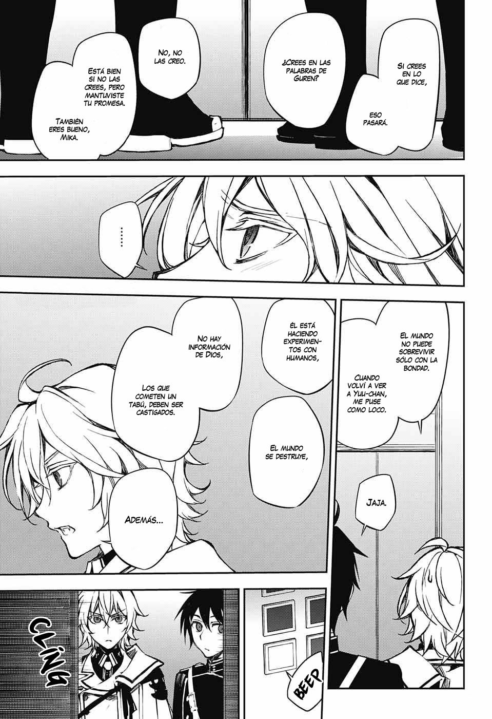 Owari no Seraph Capitulo 63: Prueba de humanidad página 14