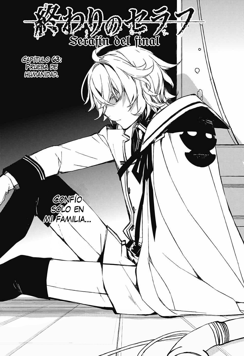 Owari no Seraph Capitulo 63: Prueba de humanidad página 2