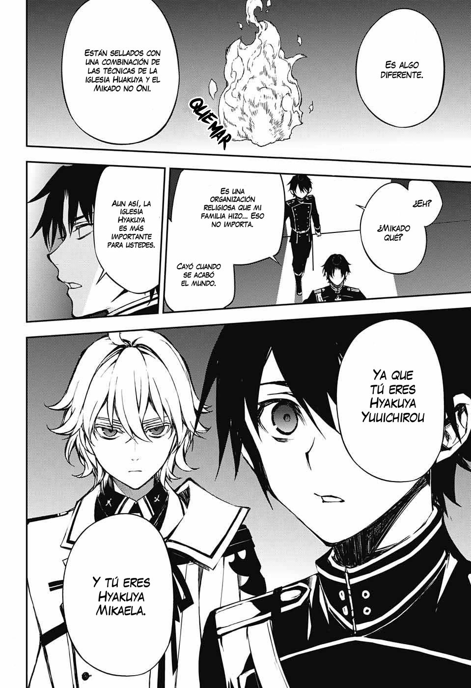 Owari no Seraph Capitulo 63: Prueba de humanidad página 21