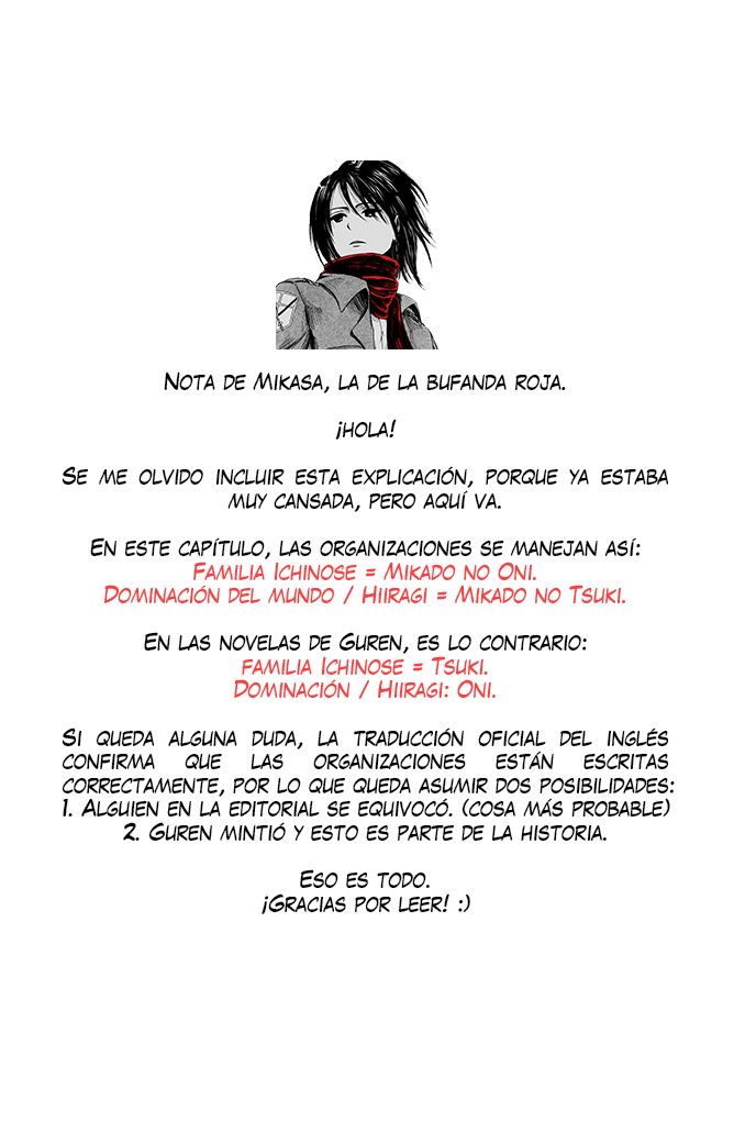 Owari no Seraph Capitulo 63: Prueba de humanidad página 32