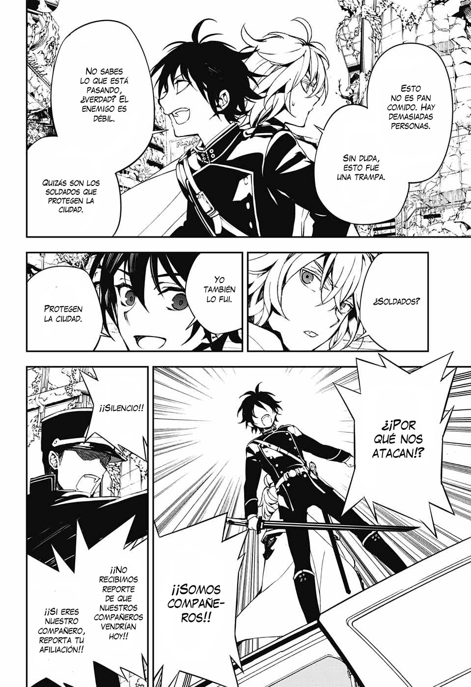 Owari no Seraph Capitulo 70: La causa de una subordinada página 11