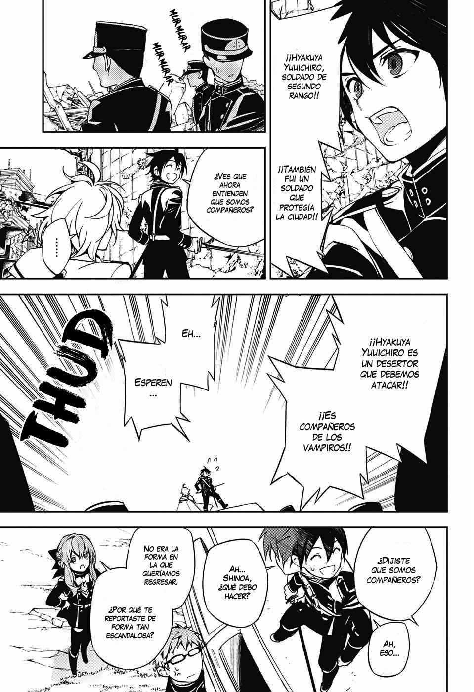 Owari no Seraph Capitulo 70: La causa de una subordinada página 12
