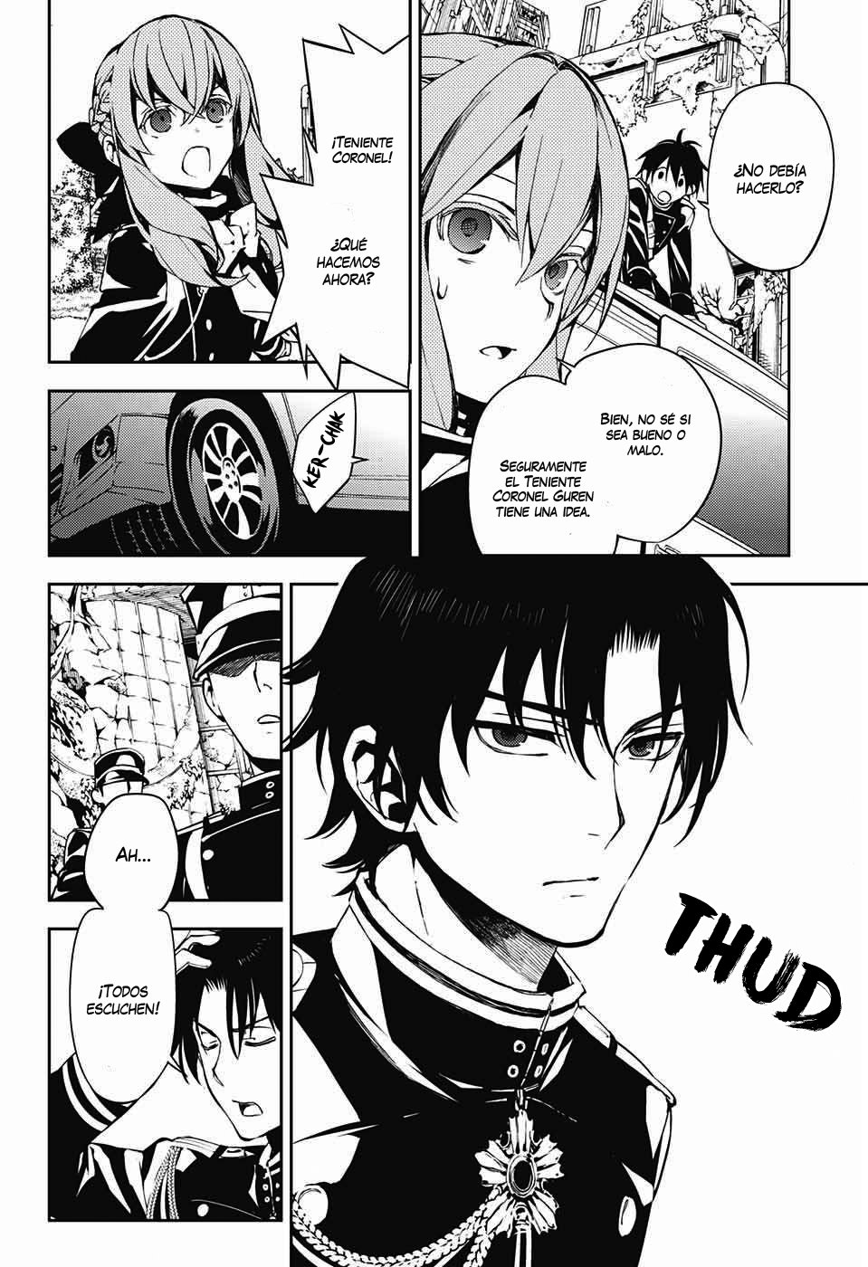 Owari no Seraph Capitulo 70: La causa de una subordinada página 13