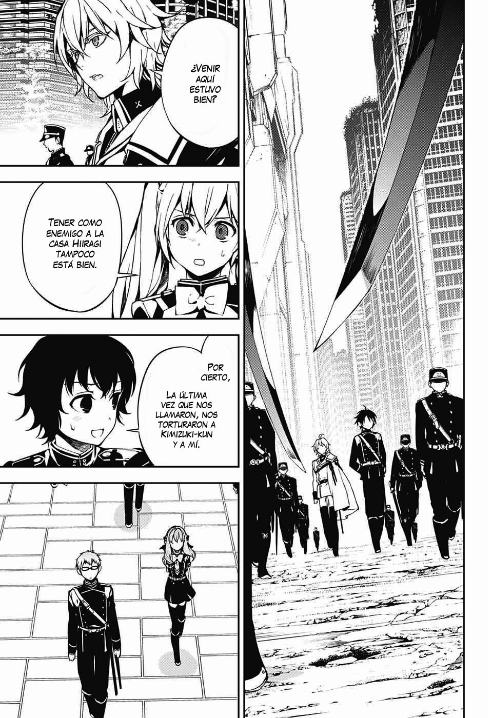 Owari no Seraph Capitulo 70: La causa de una subordinada página 16