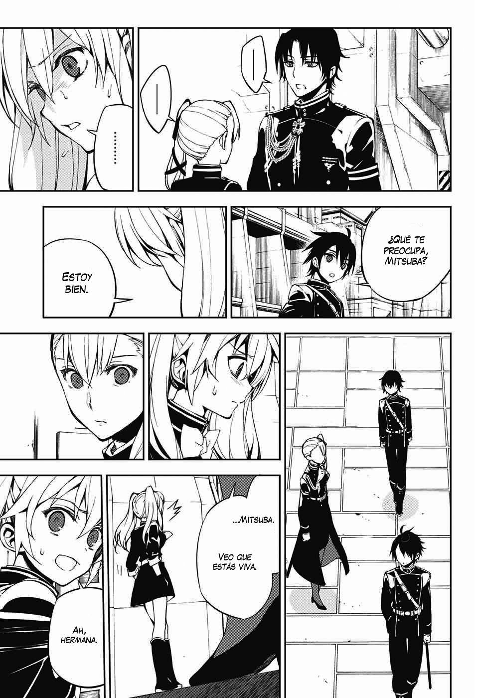 Owari no Seraph Capitulo 70: La causa de una subordinada página 20
