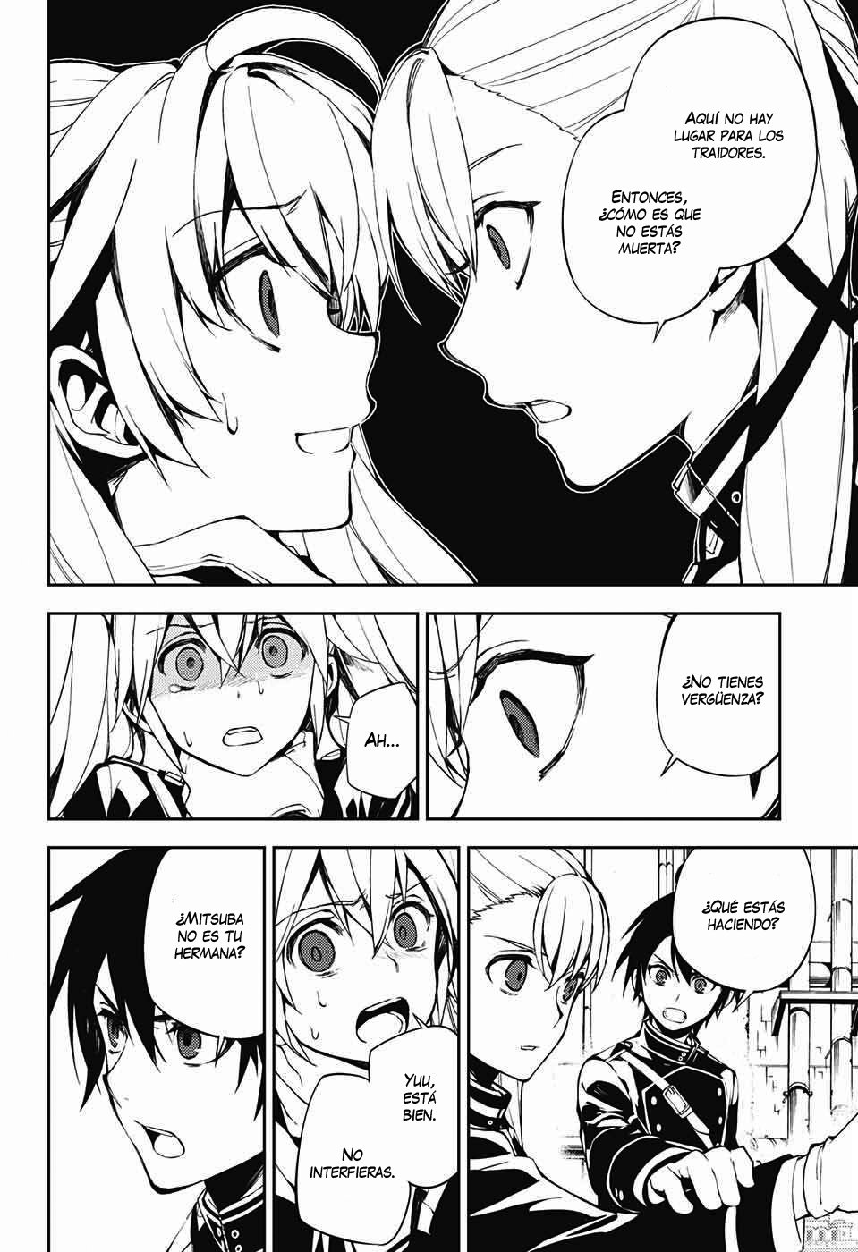 Owari no Seraph Capitulo 70: La causa de una subordinada página 21