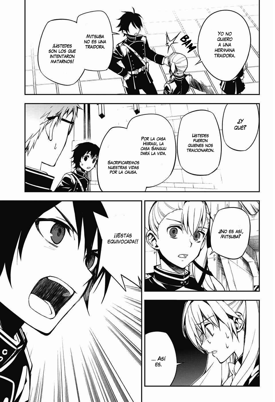 Owari no Seraph Capitulo 70: La causa de una subordinada página 22