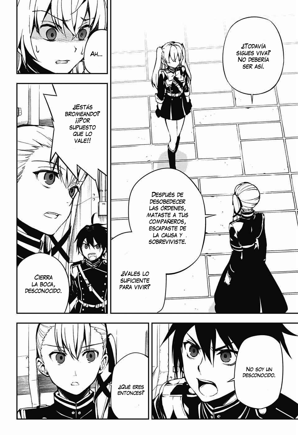 Owari no Seraph Capitulo 70: La causa de una subordinada página 23