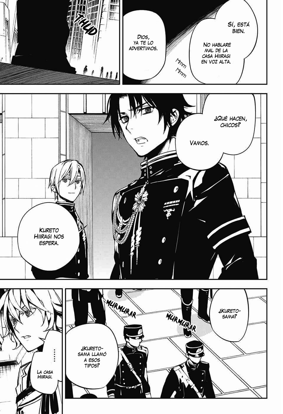 Owari no Seraph Capitulo 70: La causa de una subordinada página 26