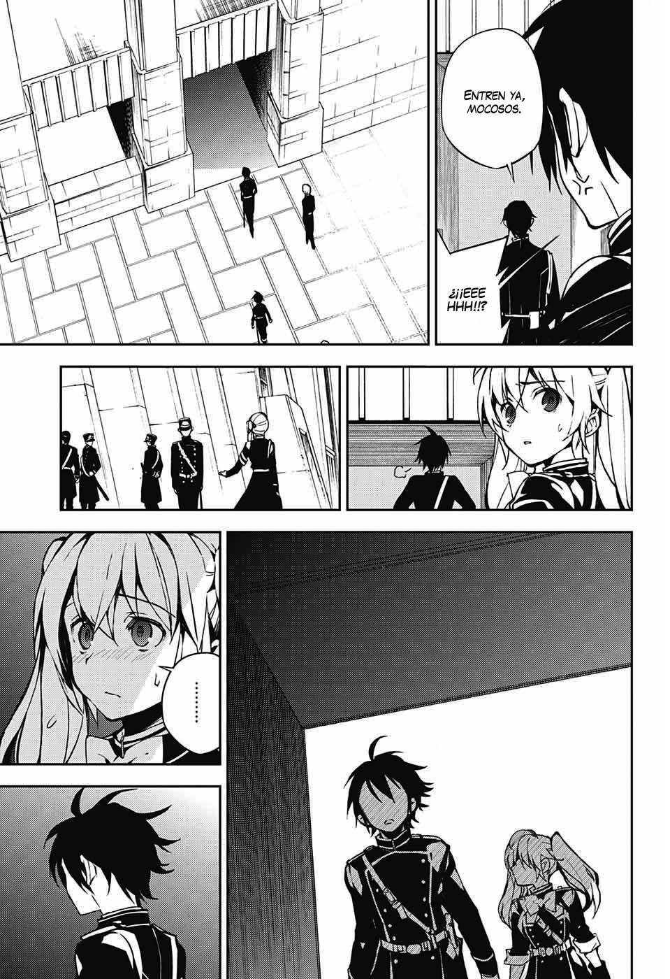 Owari no Seraph Capitulo 70: La causa de una subordinada página 28