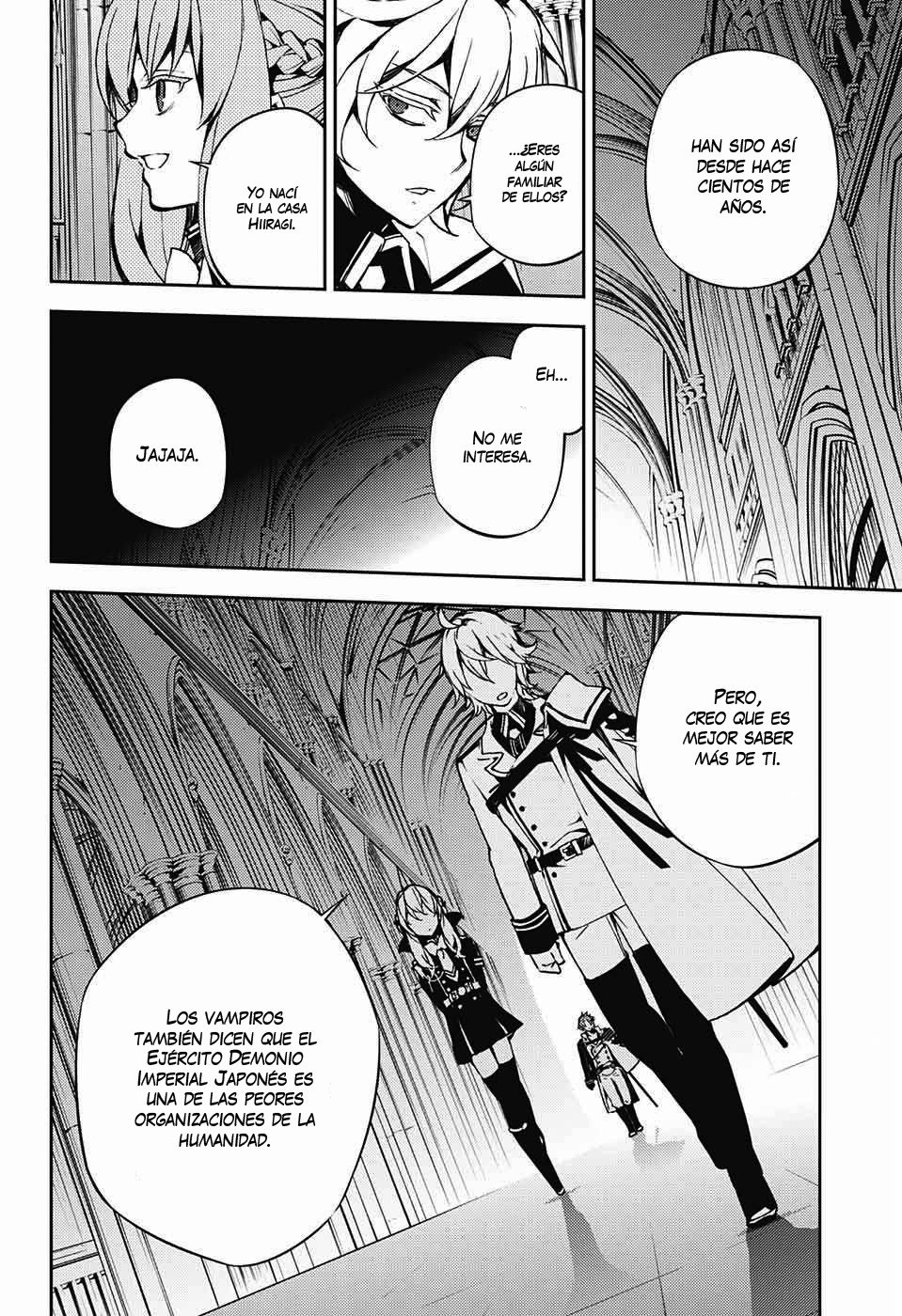 Owari no Seraph Capitulo 70: La causa de una subordinada página 31
