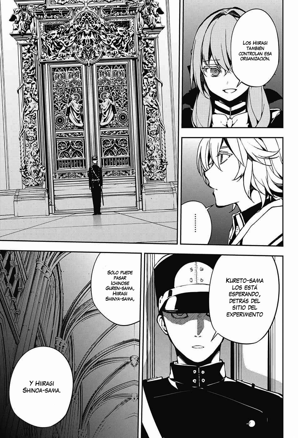 Owari no Seraph Capitulo 70: La causa de una subordinada página 32