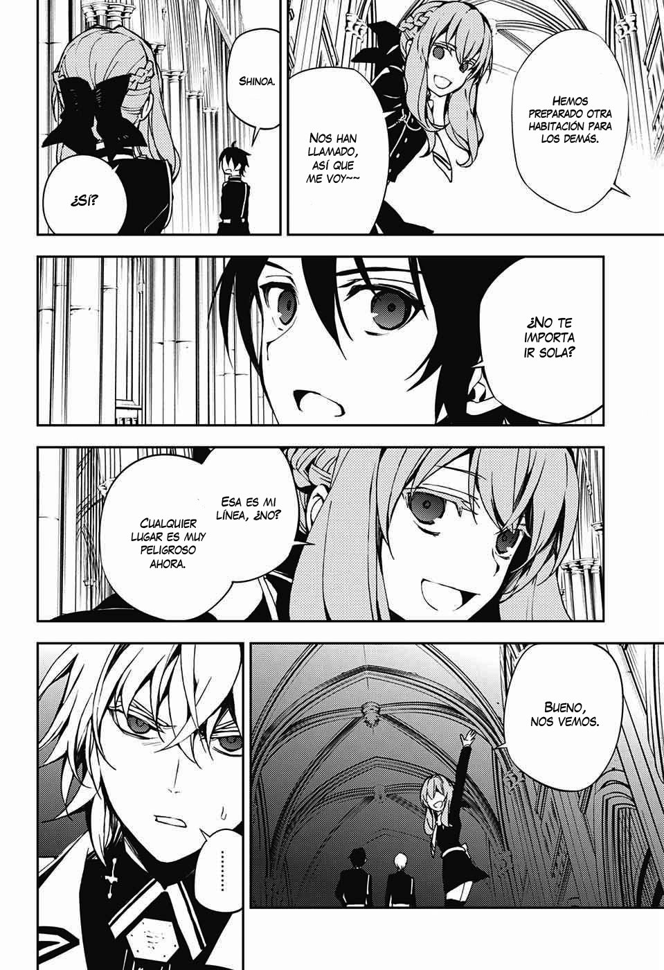 Owari no Seraph Capitulo 70: La causa de una subordinada página 33