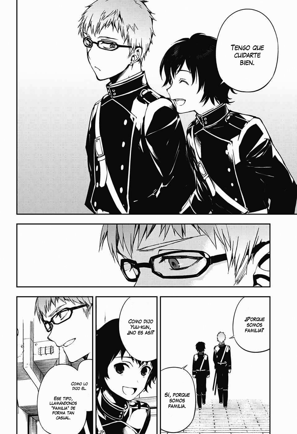 Owari no Seraph Capitulo 71: Tres demonios negros página 17