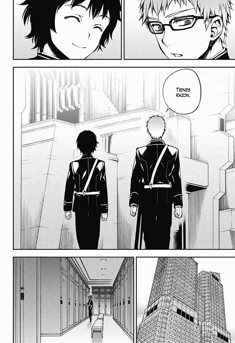 Owari no Seraph Capitulo 71: Tres demonios negros página 19