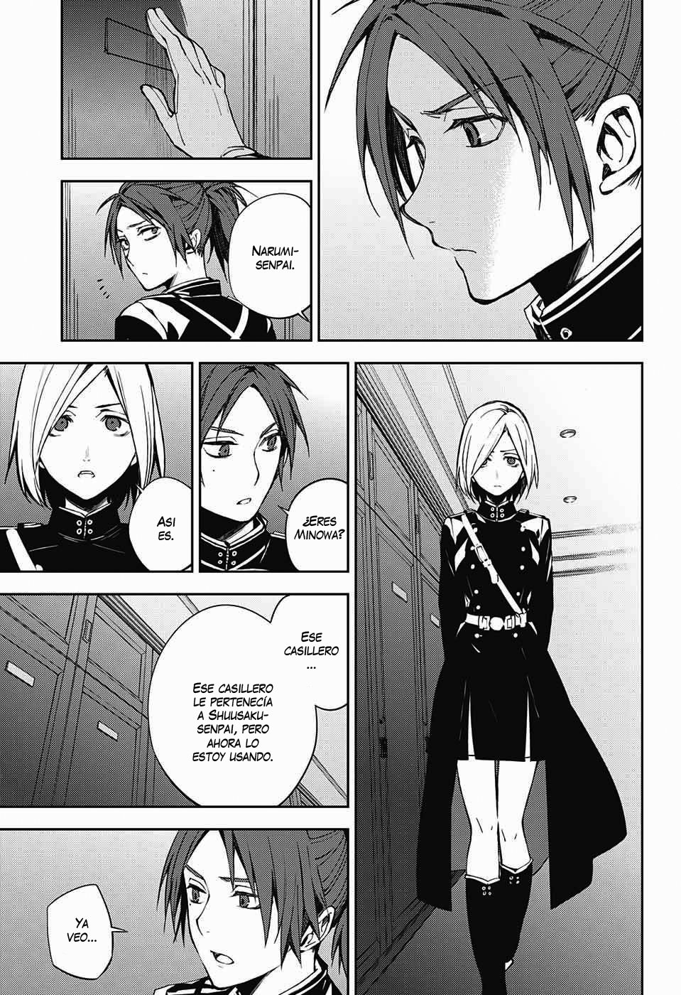Owari no Seraph Capitulo 71: Tres demonios negros página 20
