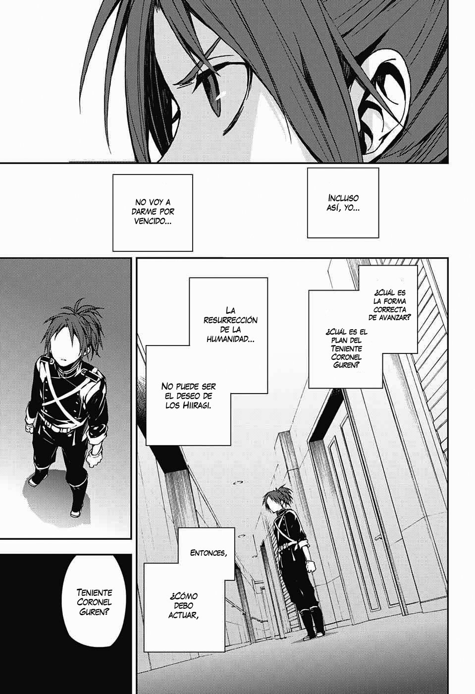 Owari no Seraph Capitulo 71: Tres demonios negros página 24