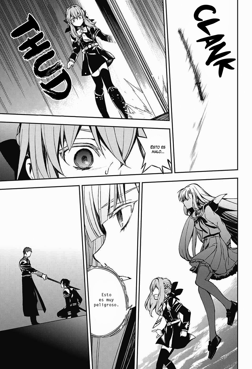 Owari no Seraph Capitulo 71: Tres demonios negros página 30