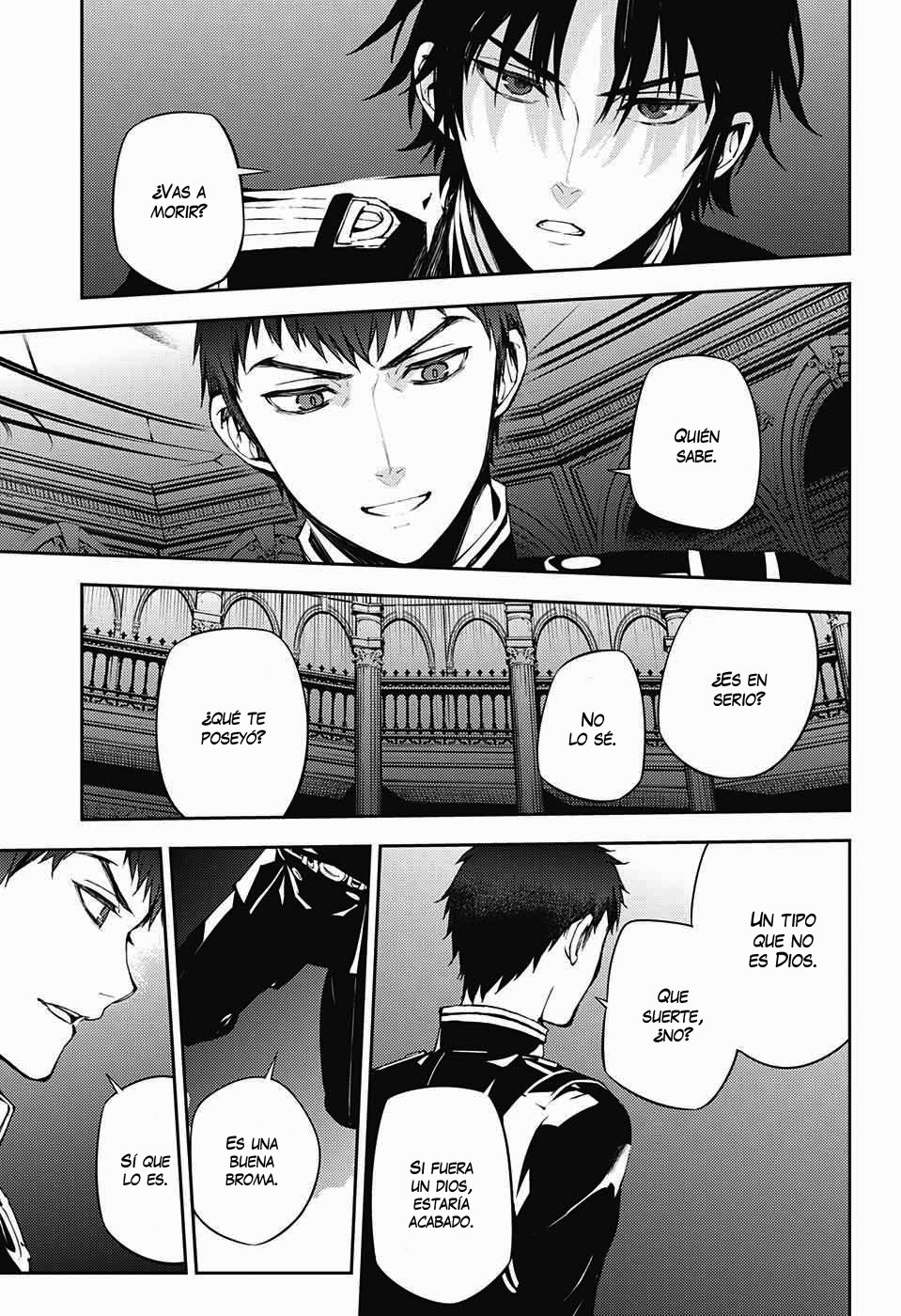 Owari no Seraph Capitulo 71: Tres demonios negros página 33