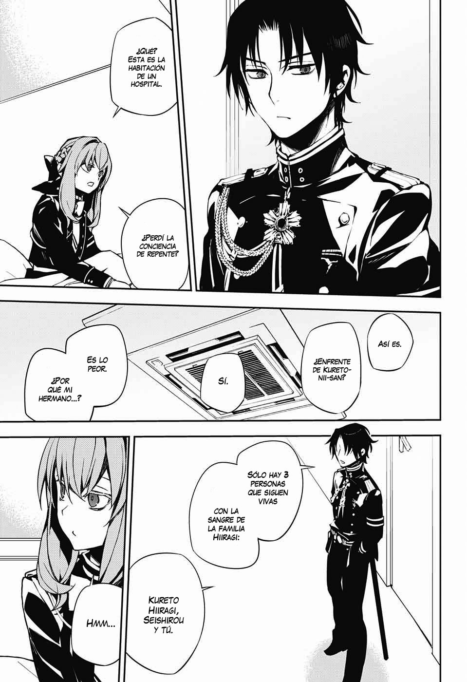 Owari no Seraph Capitulo 72: Los Hiiragi enjaulados página 15