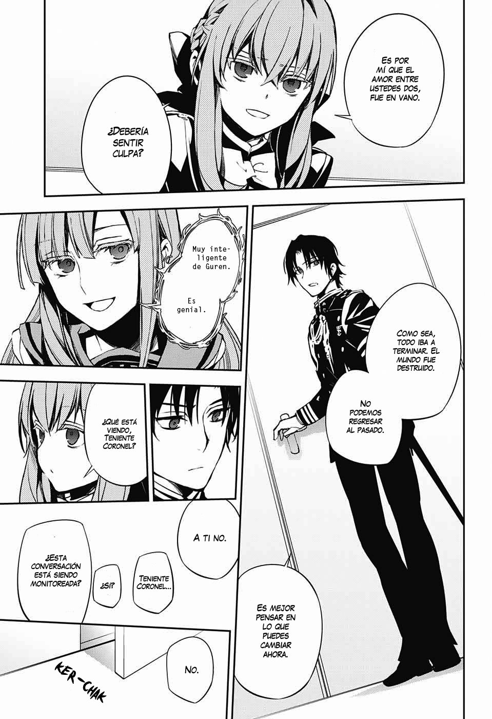Owari no Seraph Capitulo 72: Los Hiiragi enjaulados página 19