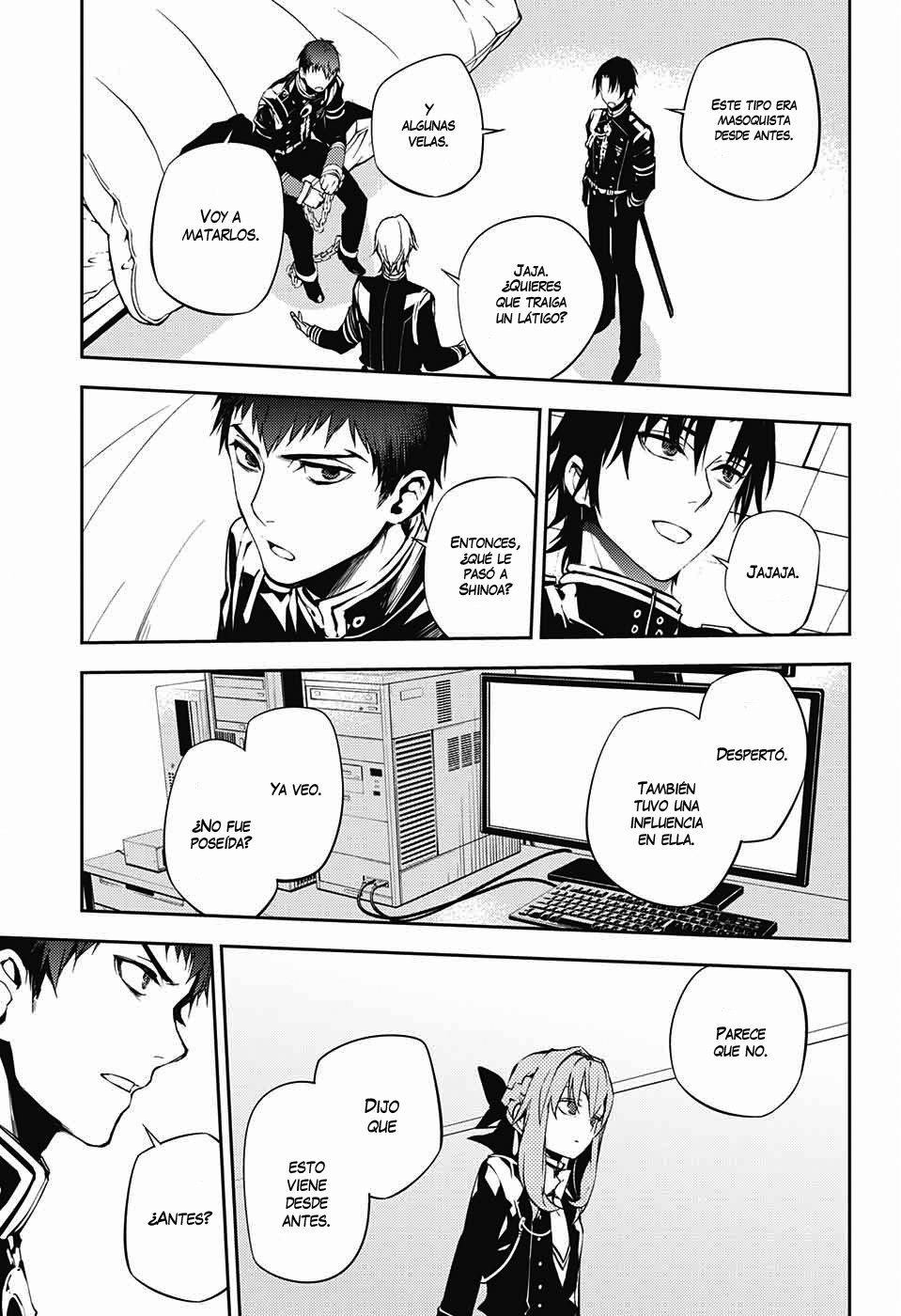 Owari no Seraph Capitulo 72: Los Hiiragi enjaulados página 24