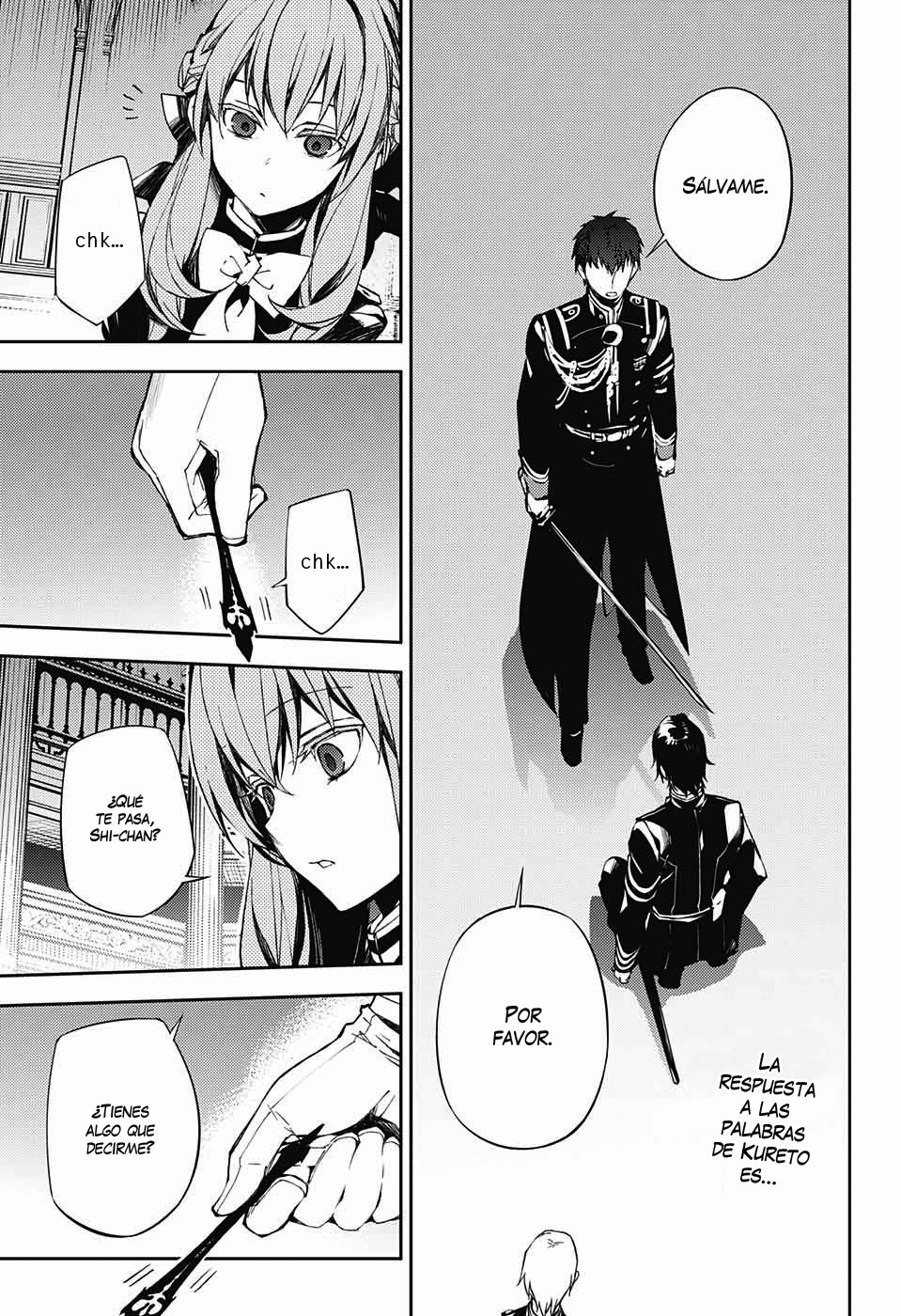 Owari no Seraph Capitulo 72: Los Hiiragi enjaulados página 3