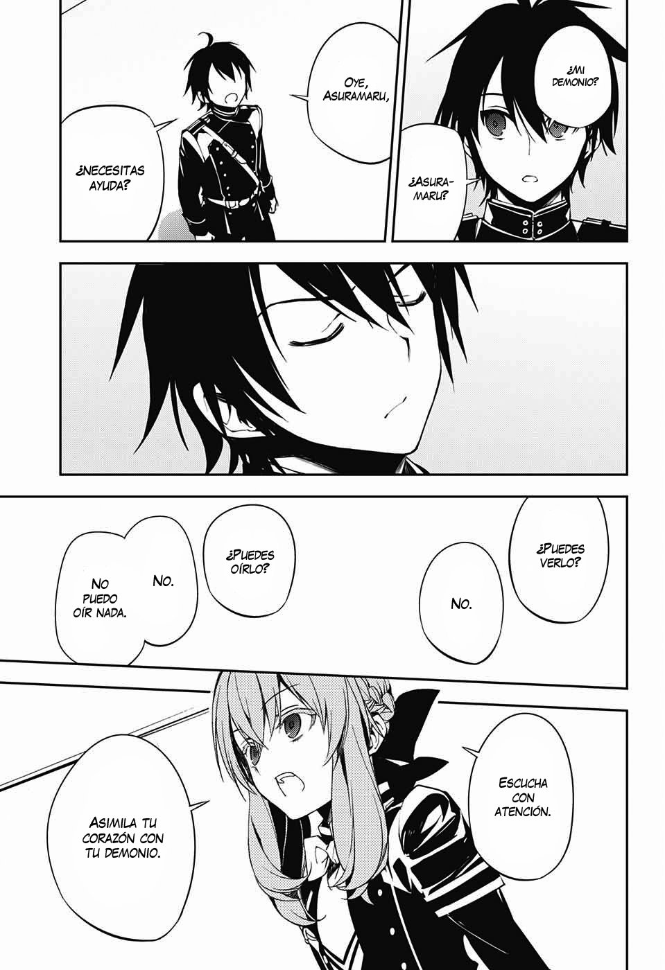 Owari no Seraph Capitulo 73: El interior de la espada de Yuu página 28