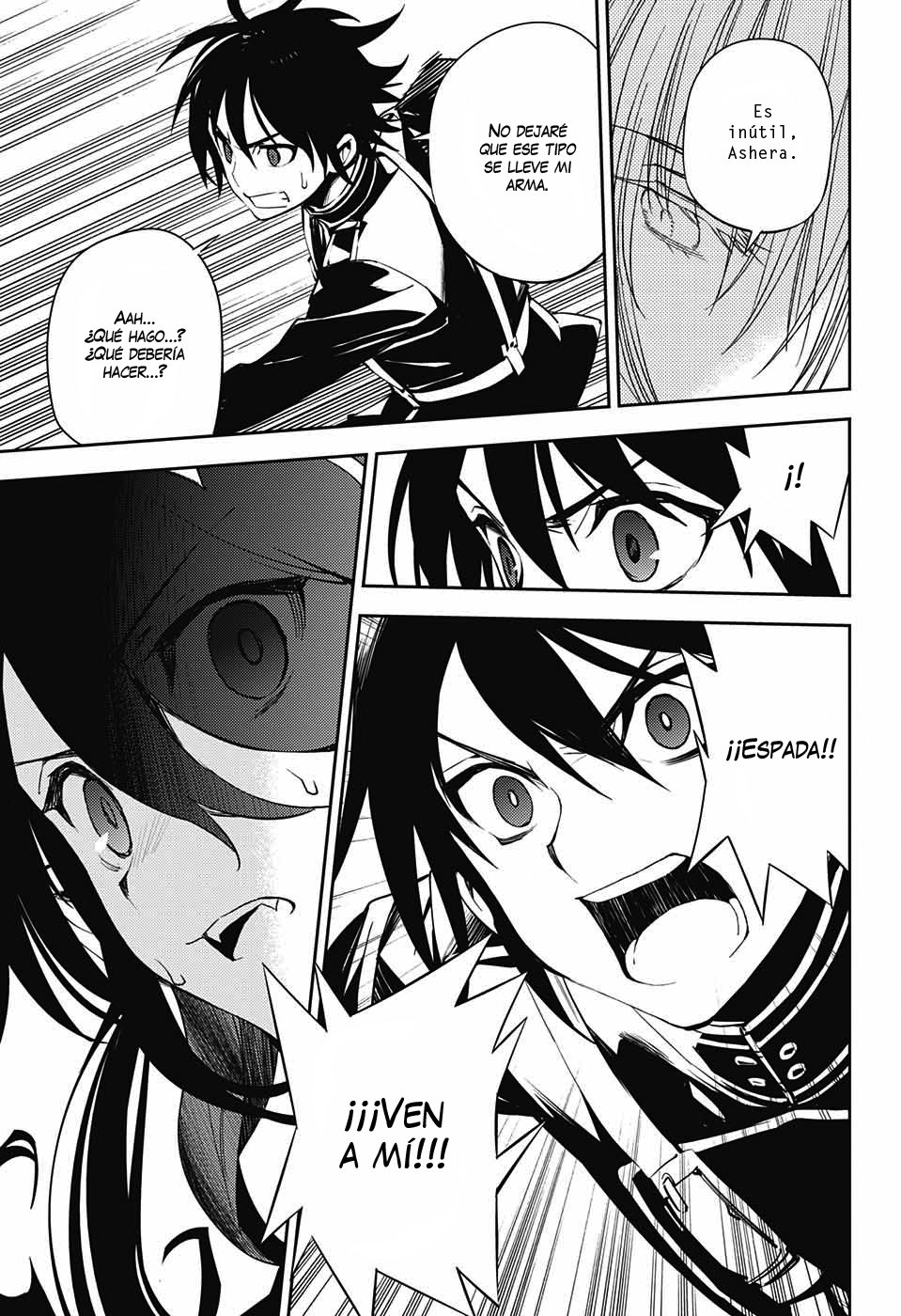 Owari no Seraph Capitulo 73: El interior de la espada de Yuu página 32